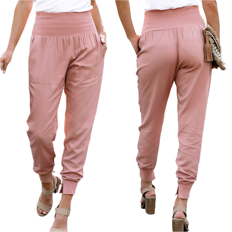 Frederica - Warm, well-worn cotton joggers