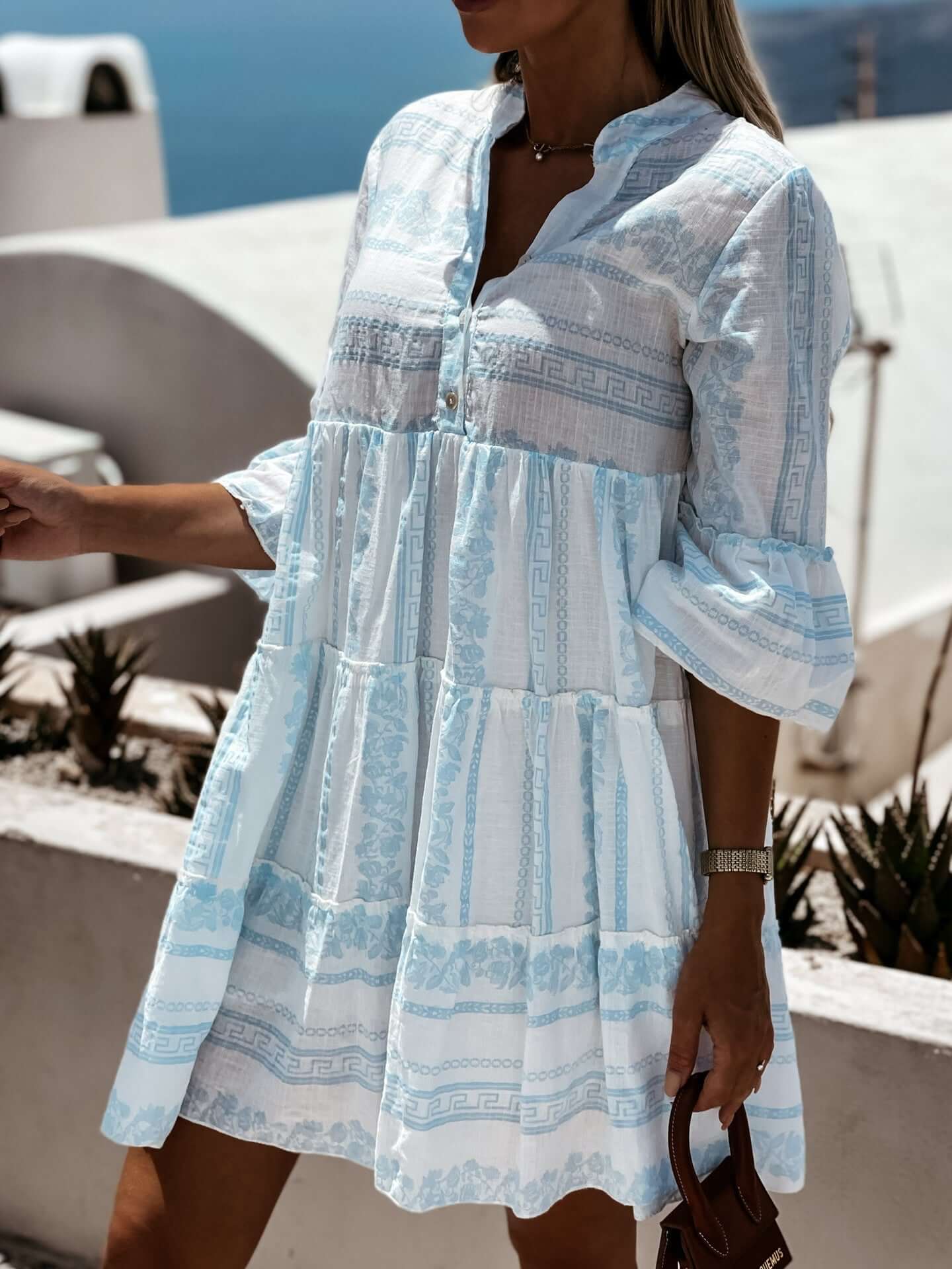 Leah - Ruffled Bohemian Summer Dress