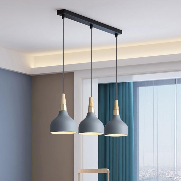 Creative and modern macaron disc art hanging lamp