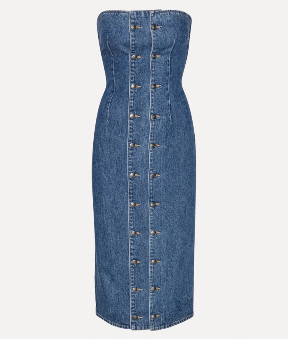 Daisy Denim Button Detail Dress