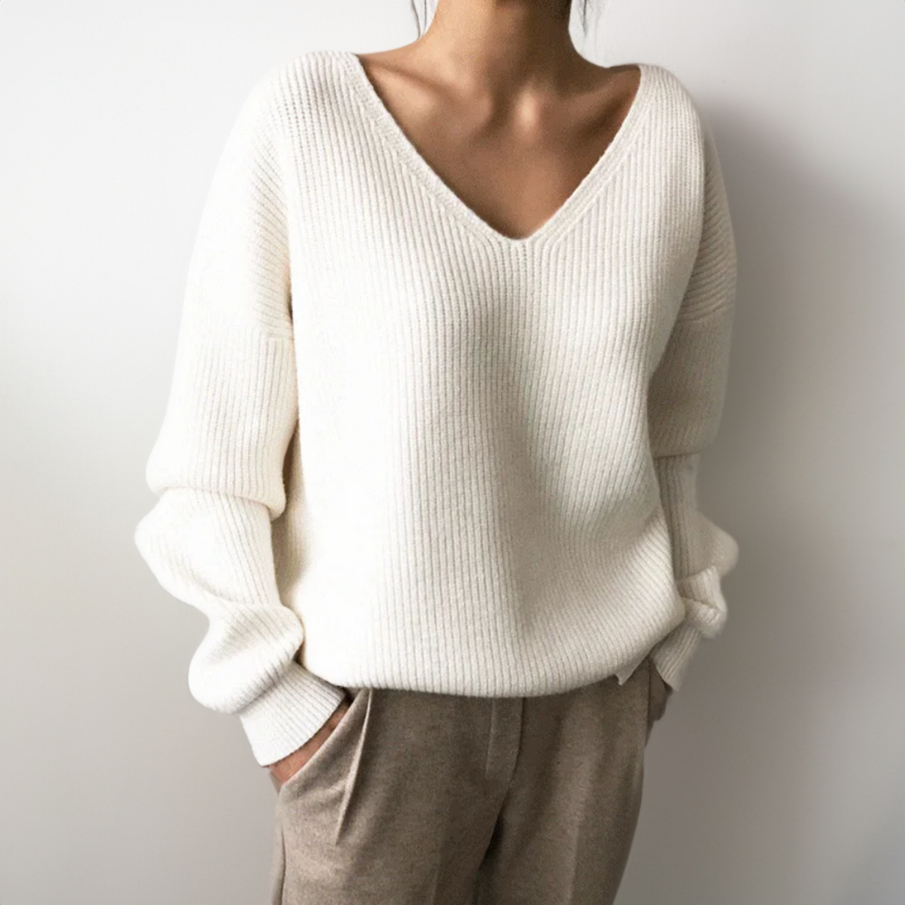 Nana - Luxe V-Neck Sweater