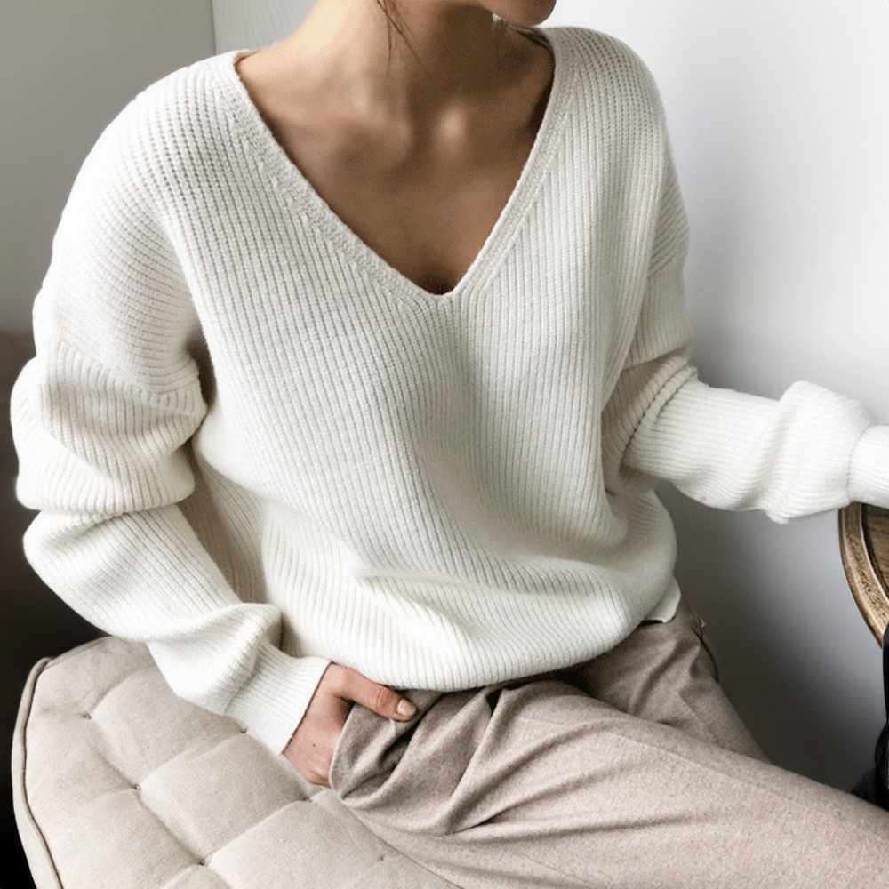 Nana - Luxe V-Neck Sweater