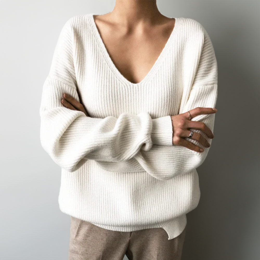 Nana - Luxe V-Neck Sweater