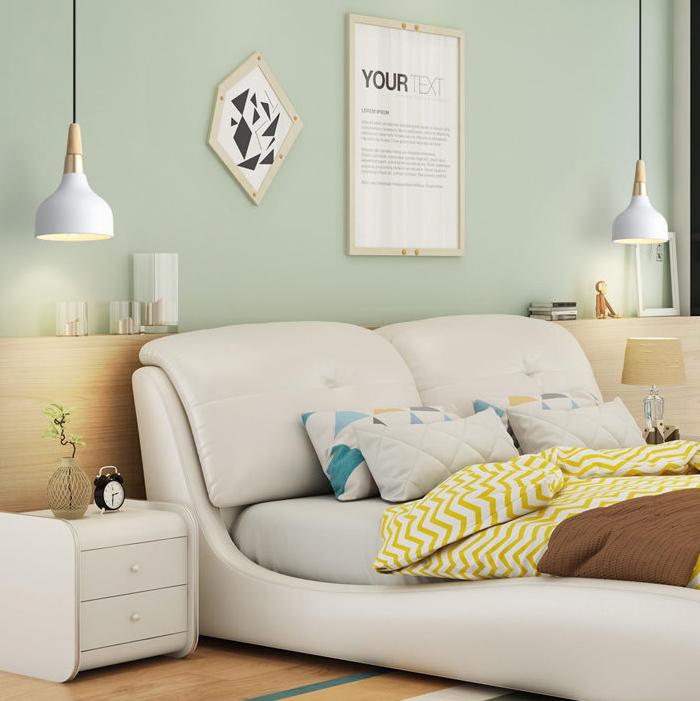 Creative and modern macaron disc art hanging lamp