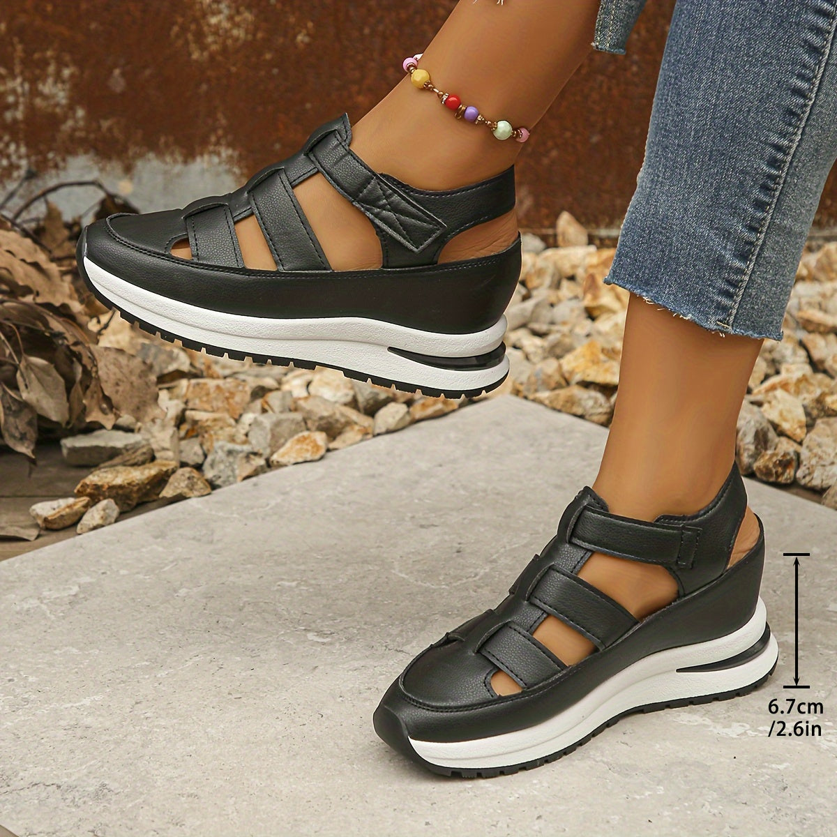 Isabella - Luxurious and Breathable Wedge Sandals