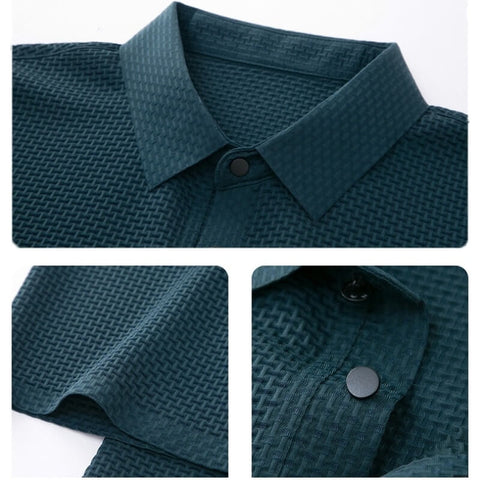 Ashton - Luxuriously Textured Polo Shirt