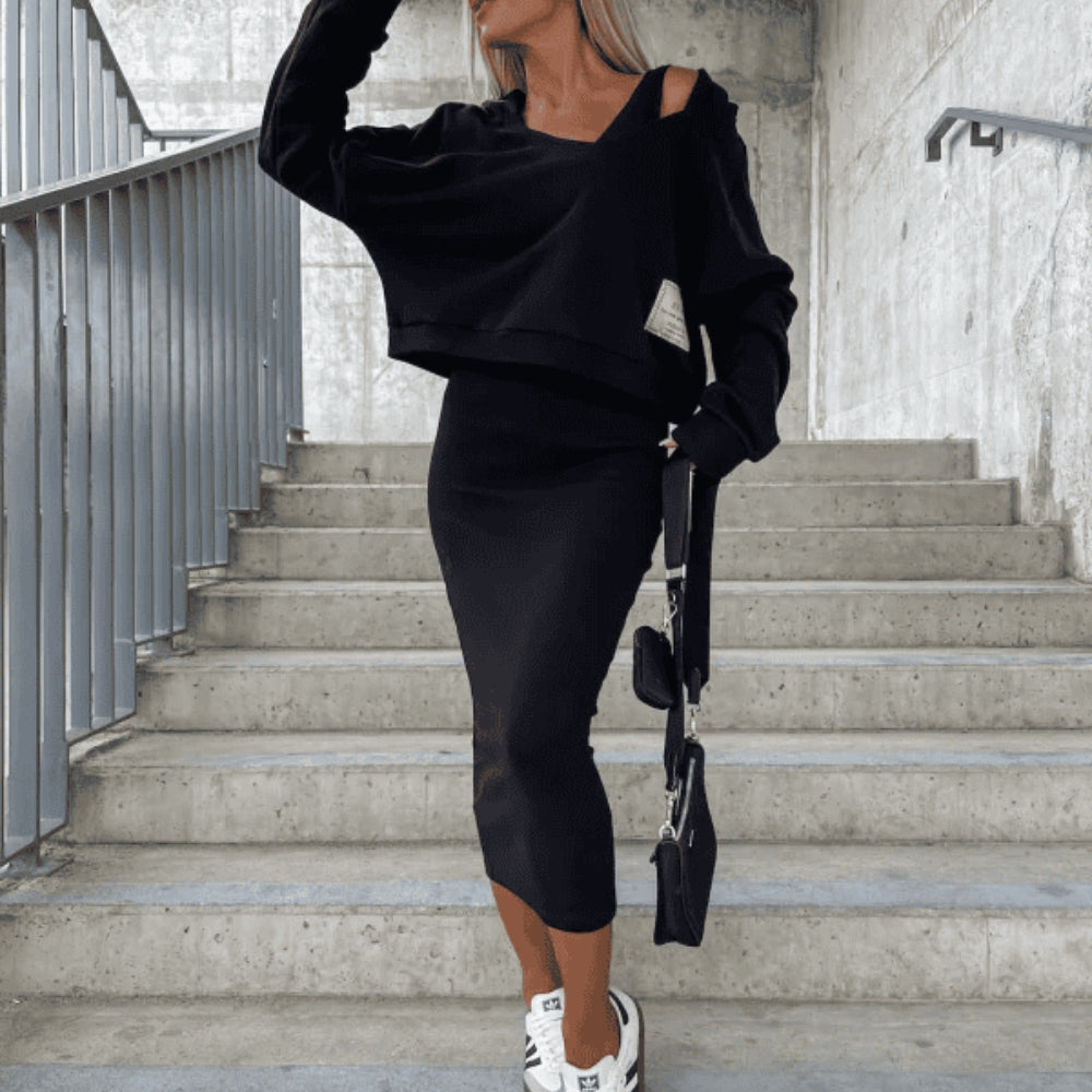 Violetta - Versatile Crop and Skirt Set