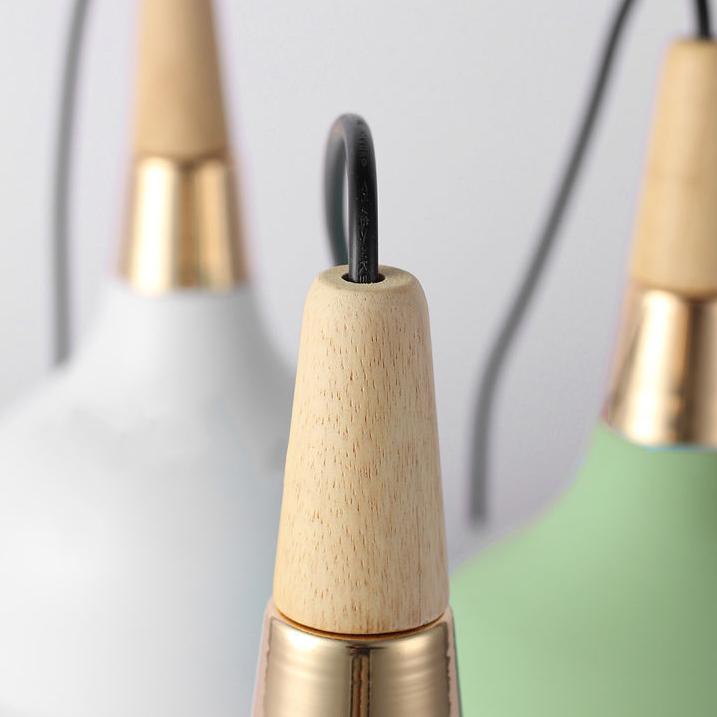 Creative and modern macaron disc art hanging lamp