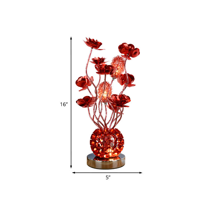 Carbellows – Stylish Red Rose LED Table Lamp