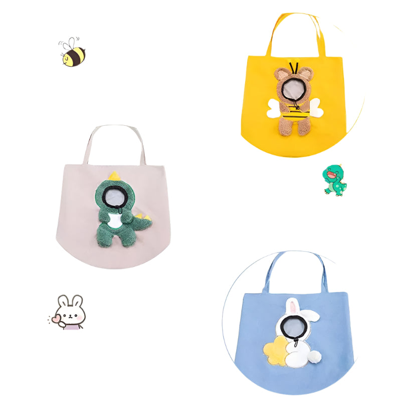 ペットポーチ - かわいいキャンバスペットバッグ