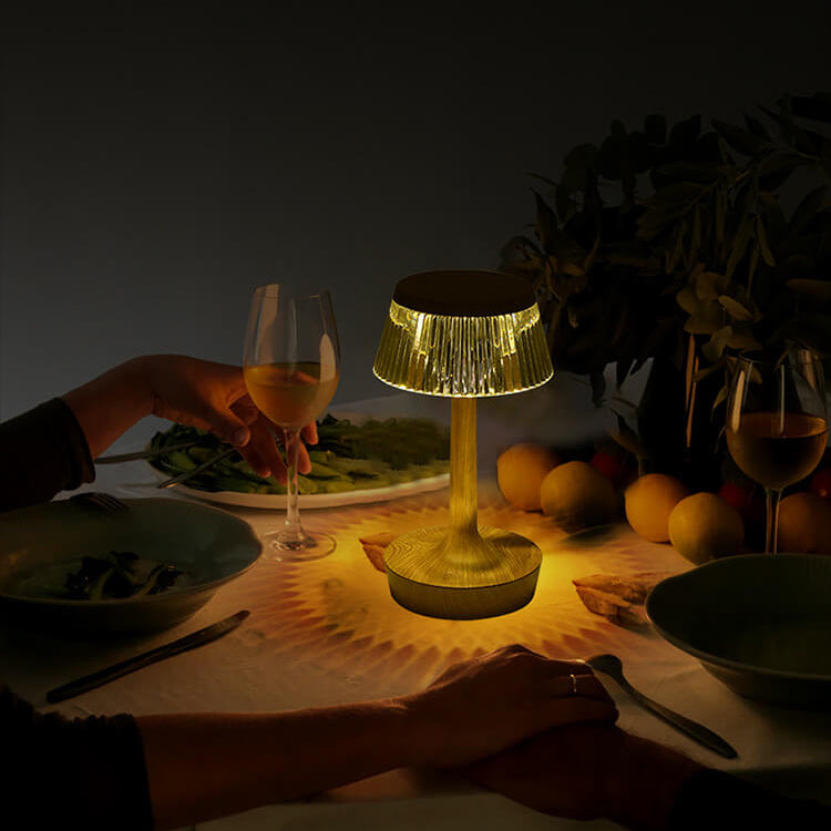 Crystal Mushroom LED Table Lamp