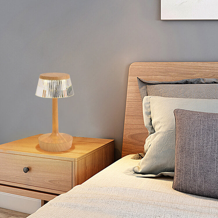 Crystal Mushroom LED Table Lamp