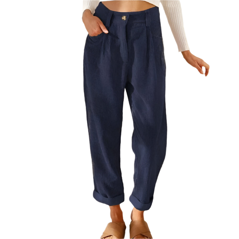 Linette high-waisted wide-leg pants