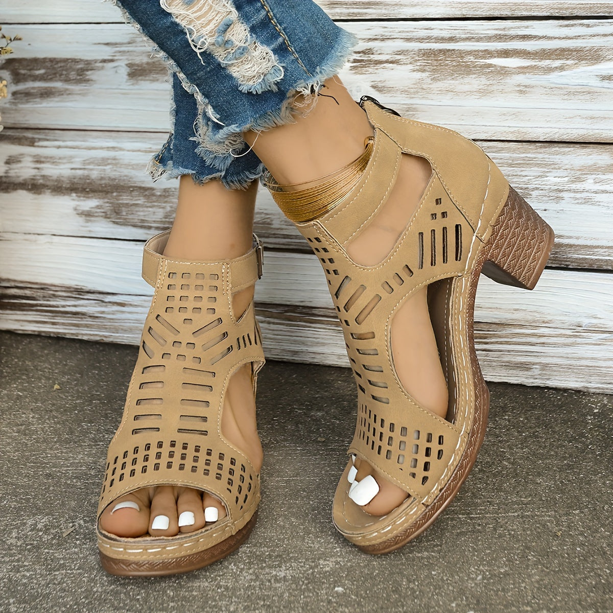 Emma - Chic summer heeled sandals