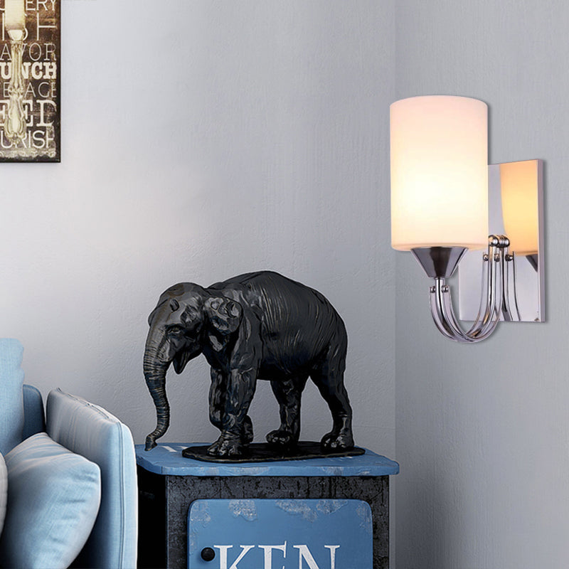 Cylinder – Silver Modern Wall Lamp