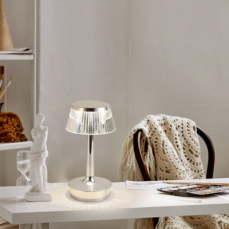 Crystal Mushroom LED Table Lamp