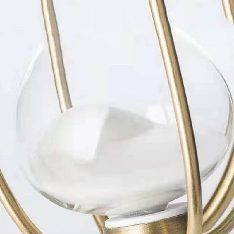 Timeless elegance - vintage hourglass with classic frame for interior design