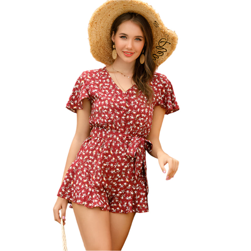 リジー - 夏の花柄ジャンプスーツ