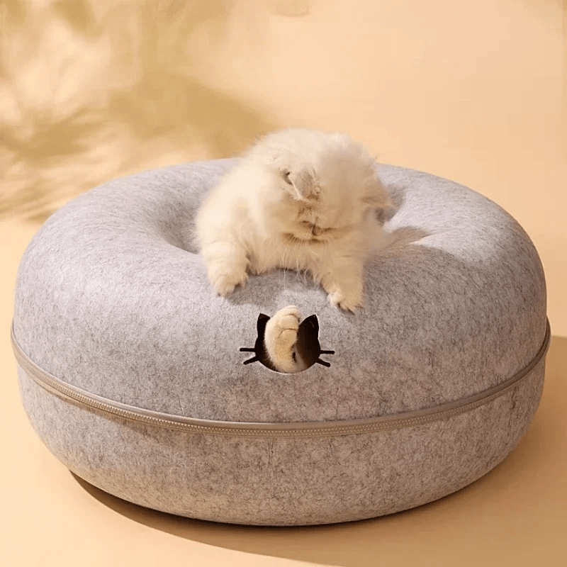 Cozy Nest - Comfortable Donut Tunnel Bed with Zipper
