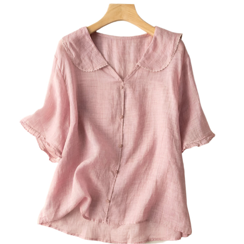 Charlotte - Linen Blouse