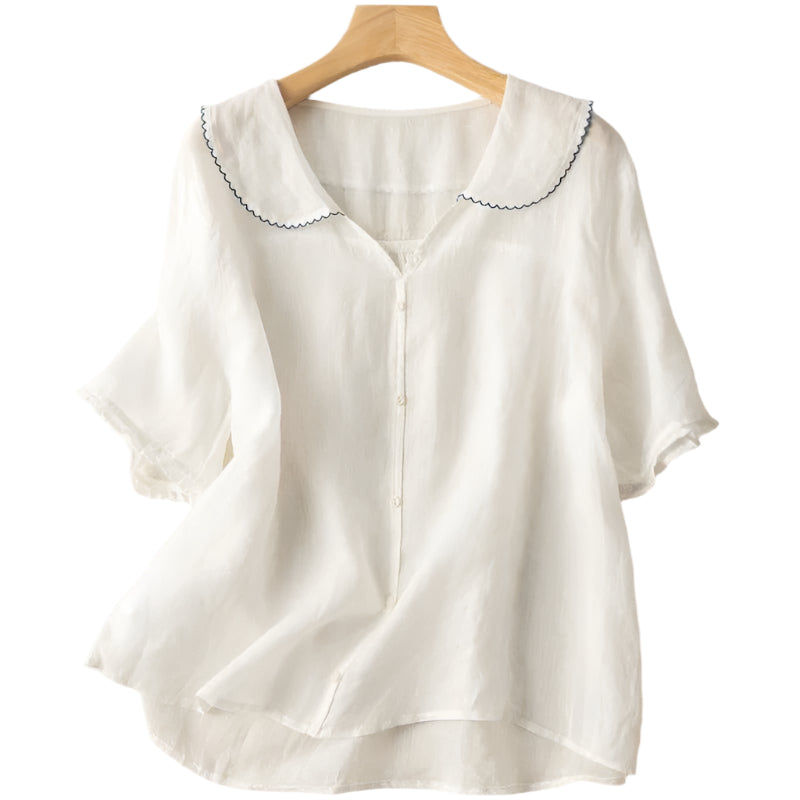 Charlotte - Linen Blouse