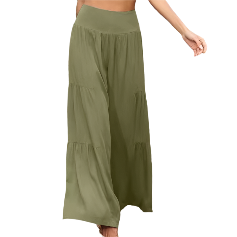 Grettir - Cotton Blend Wide Leg Pants