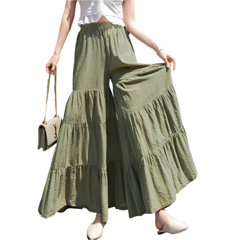 Heidi - Monochrome retro beach pants