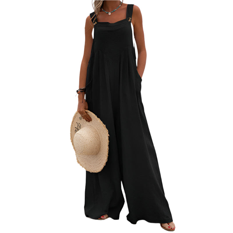 Matilde - Solid Wide Leg Jumpsuit