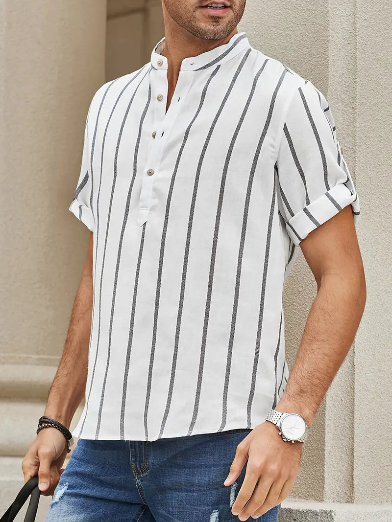 Kevin - Stylish striped short sleeves
