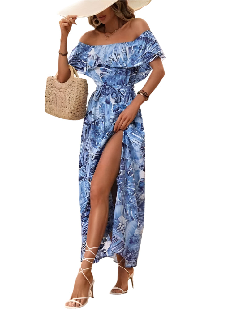 Anne - Floral Off-the-Shoulder Dress