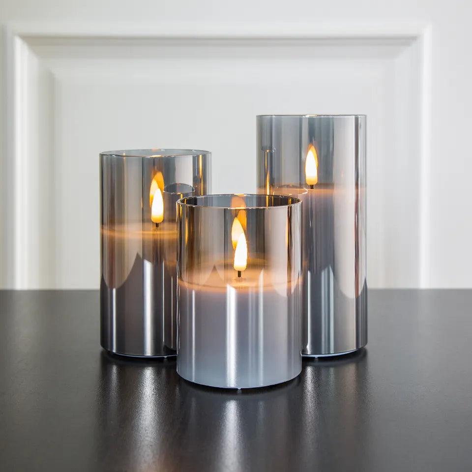 Amberlite Glass Scented Candle | 1 + 2 Free