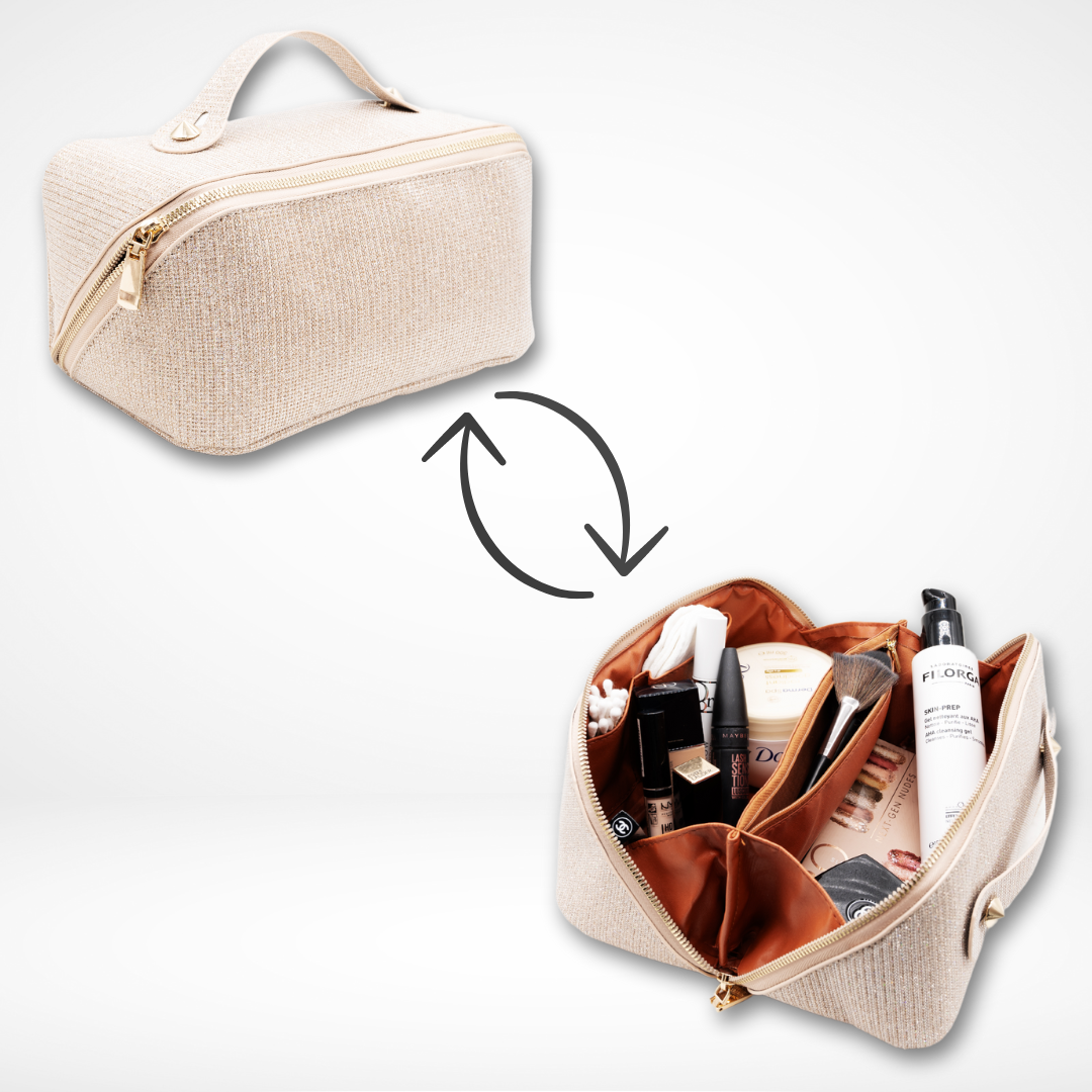 Emi - An elegant and compact makeup pouch.