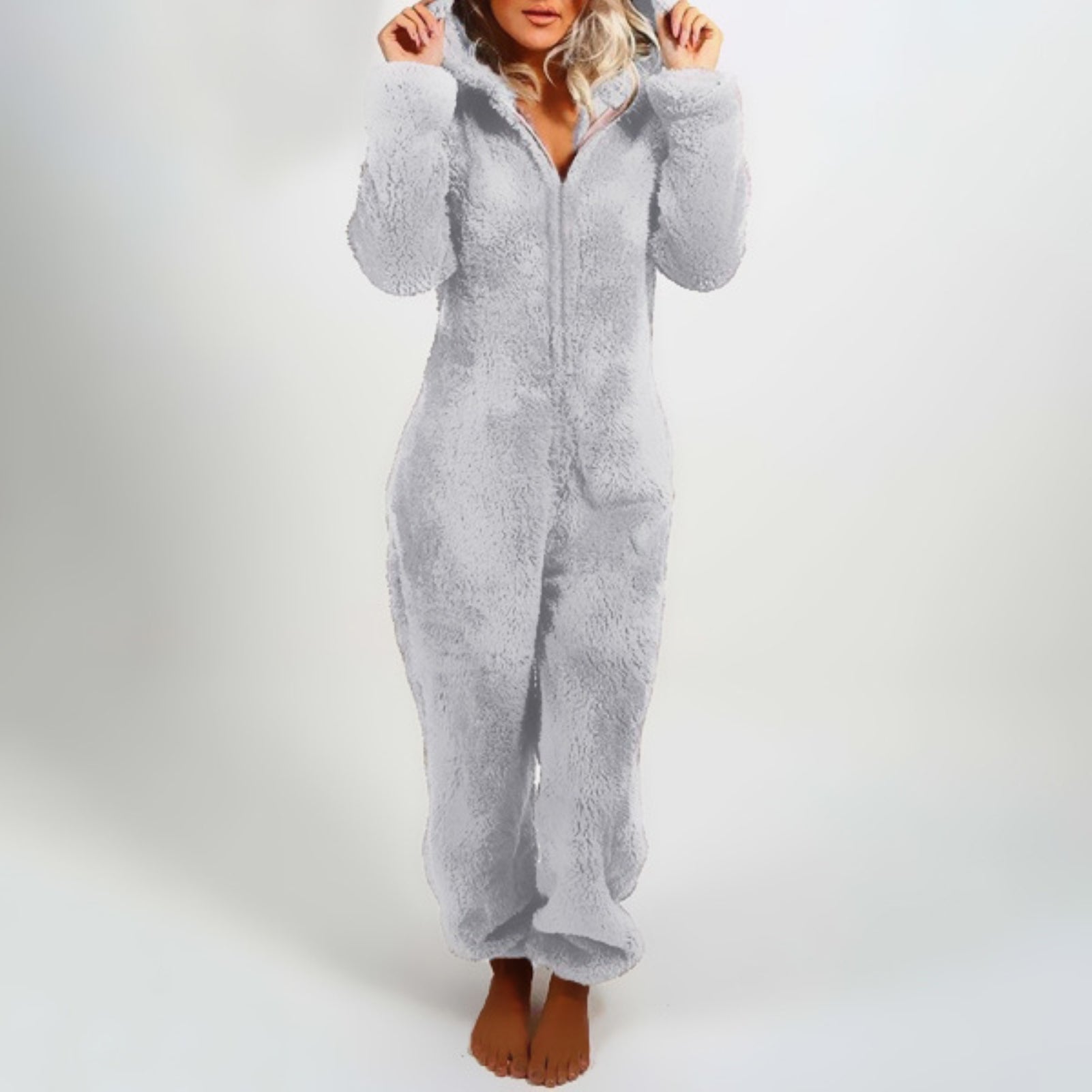 Hilda Comfortable, Soft and Warm Fleece Suit