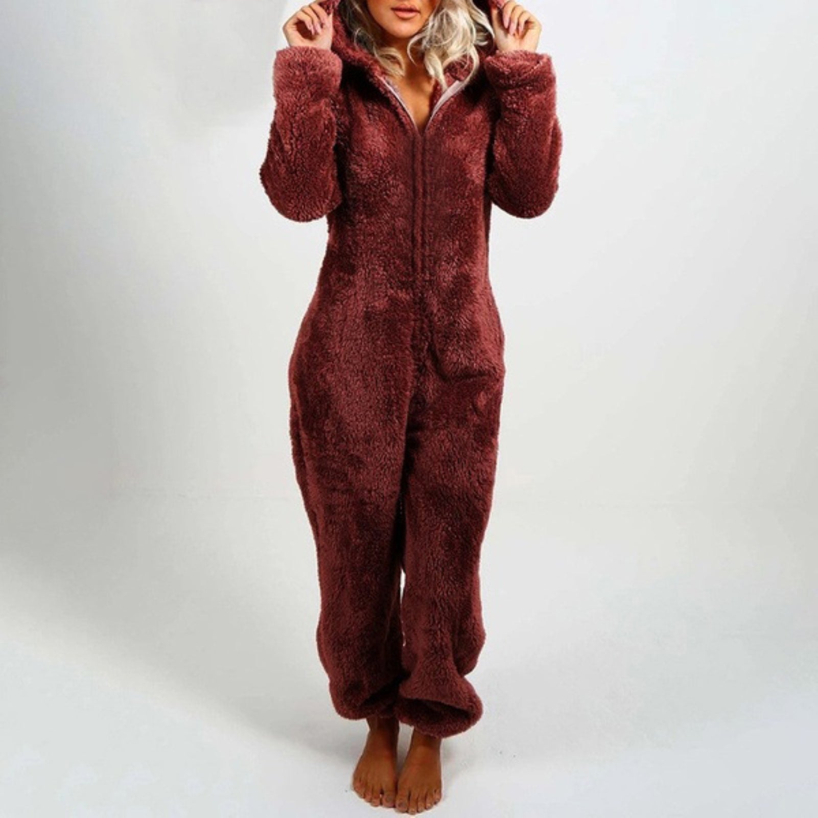 Hilda Comfortable, Soft and Warm Fleece Suit