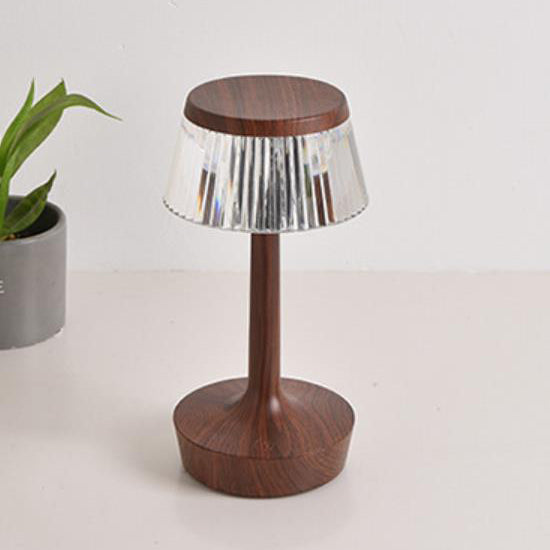 Crystal Mushroom LED Table Lamp