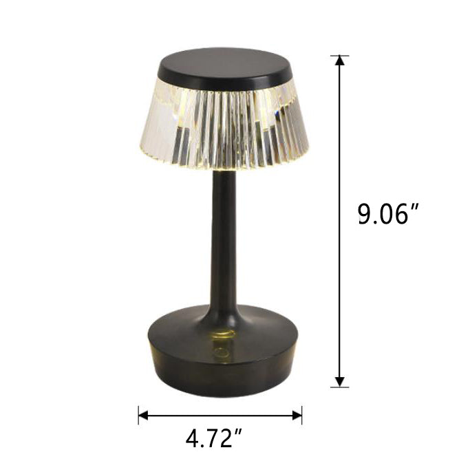 Crystal Mushroom LED Table Lamp