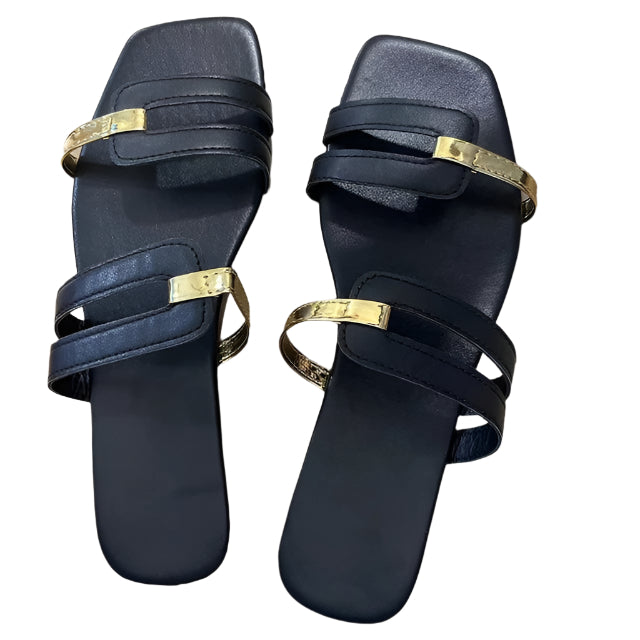 Miriam – Elegant Flat Open Toe Slippers