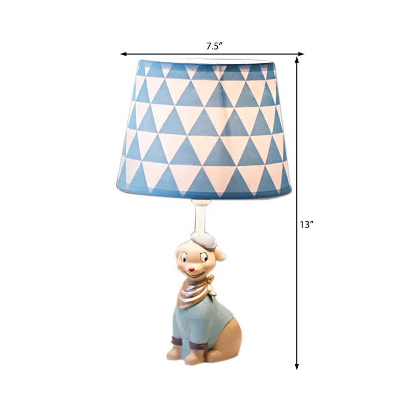 Pup Glow – A bright blue dog desk lamp for kids