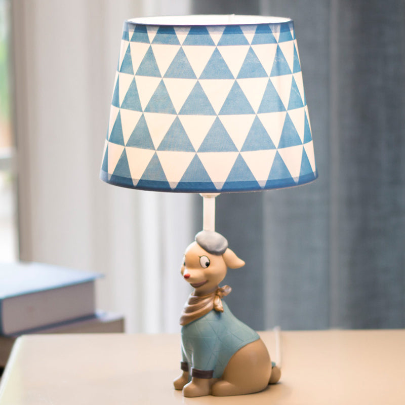 Pup Glow – A bright blue dog desk lamp for kids