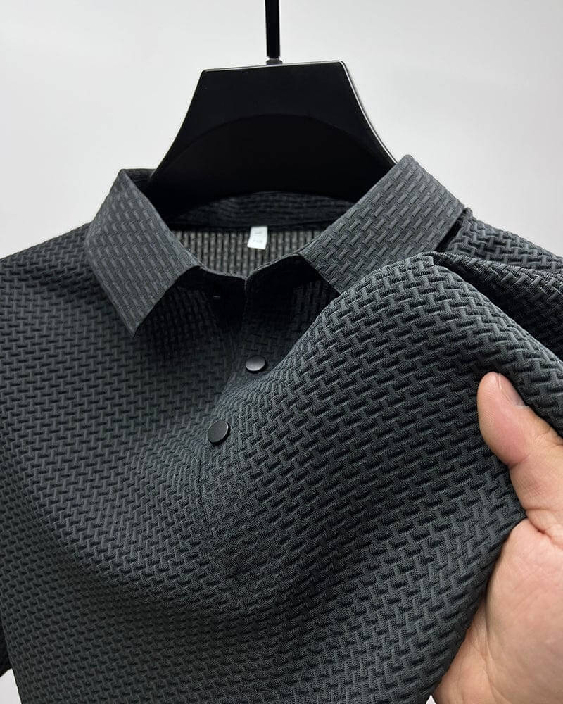 Ashton - Luxuriously Textured Polo Shirt