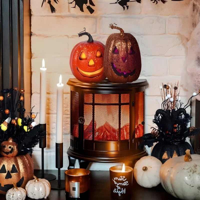 Spooky Squash Halloween Pumpkin Decorations – Festive Fall Decorations for Indoors and Outdoors