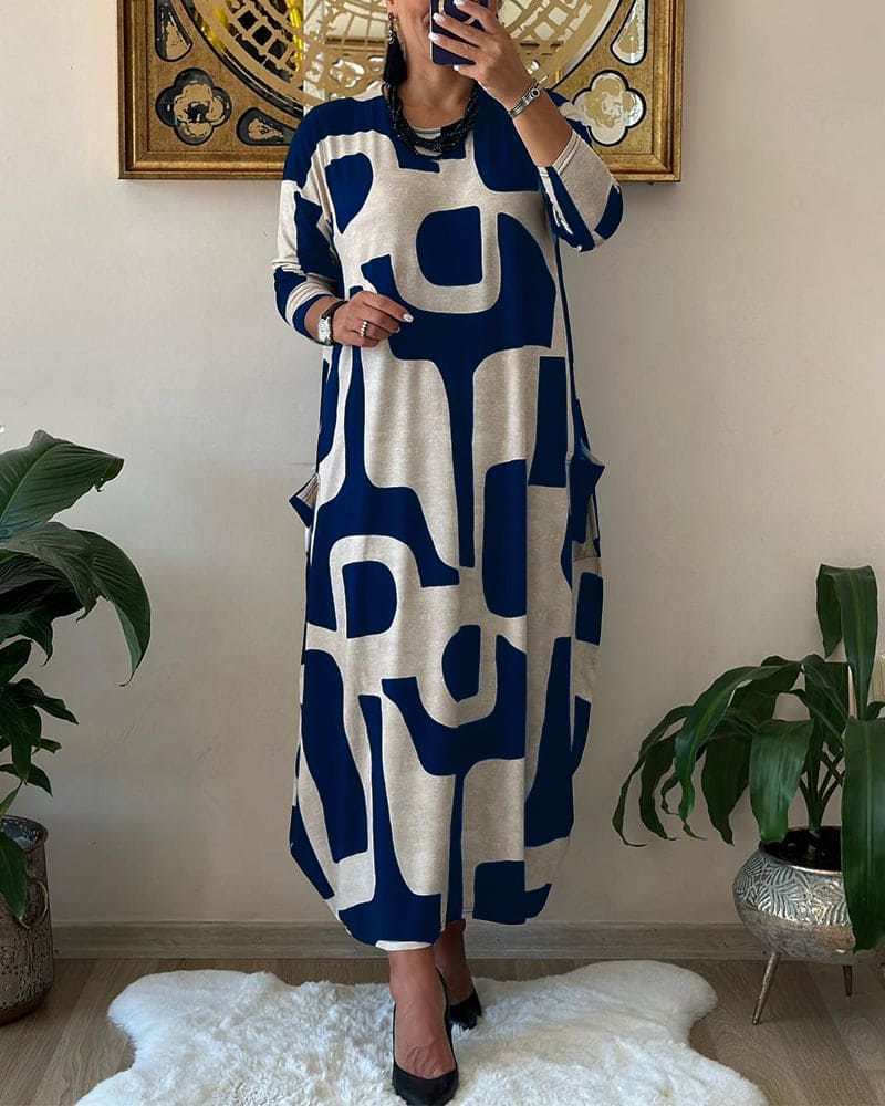 Carla - Printed Oversized Dress