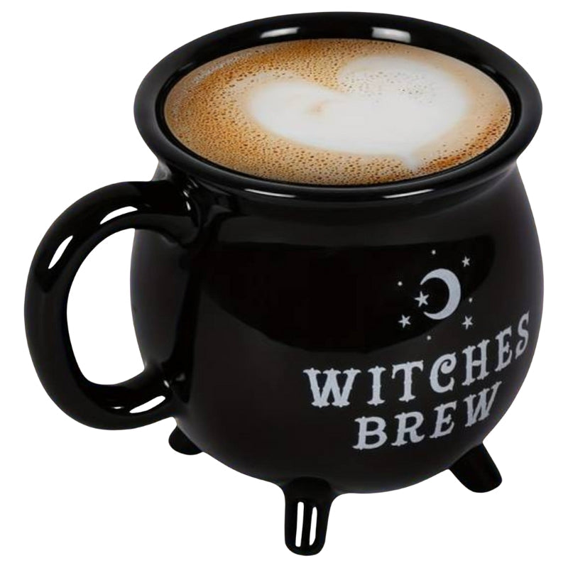 Spooky Sip – Halloween Cauldron Ceramic Mug