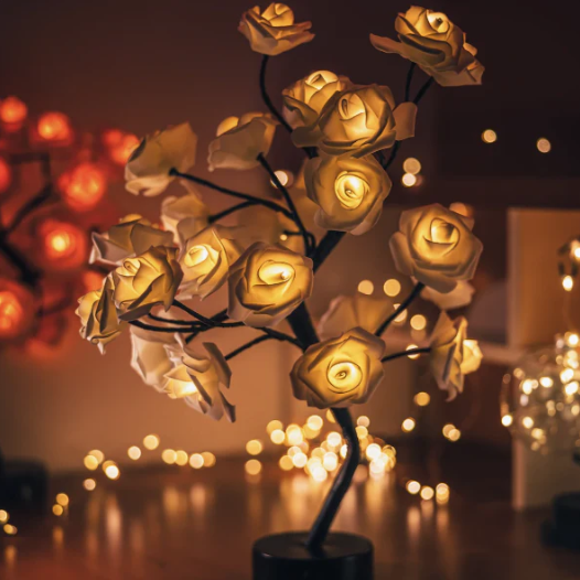 Bloomverve - Radiant Rose Lamp