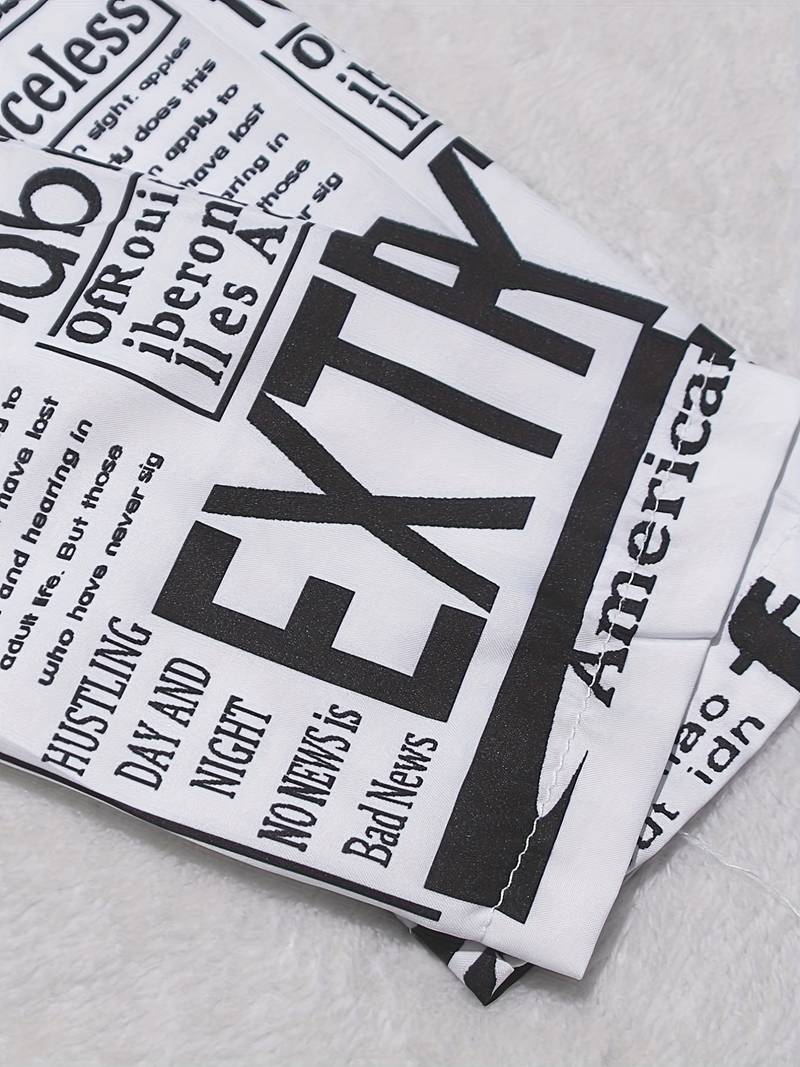 via – Newspaper Print Dress