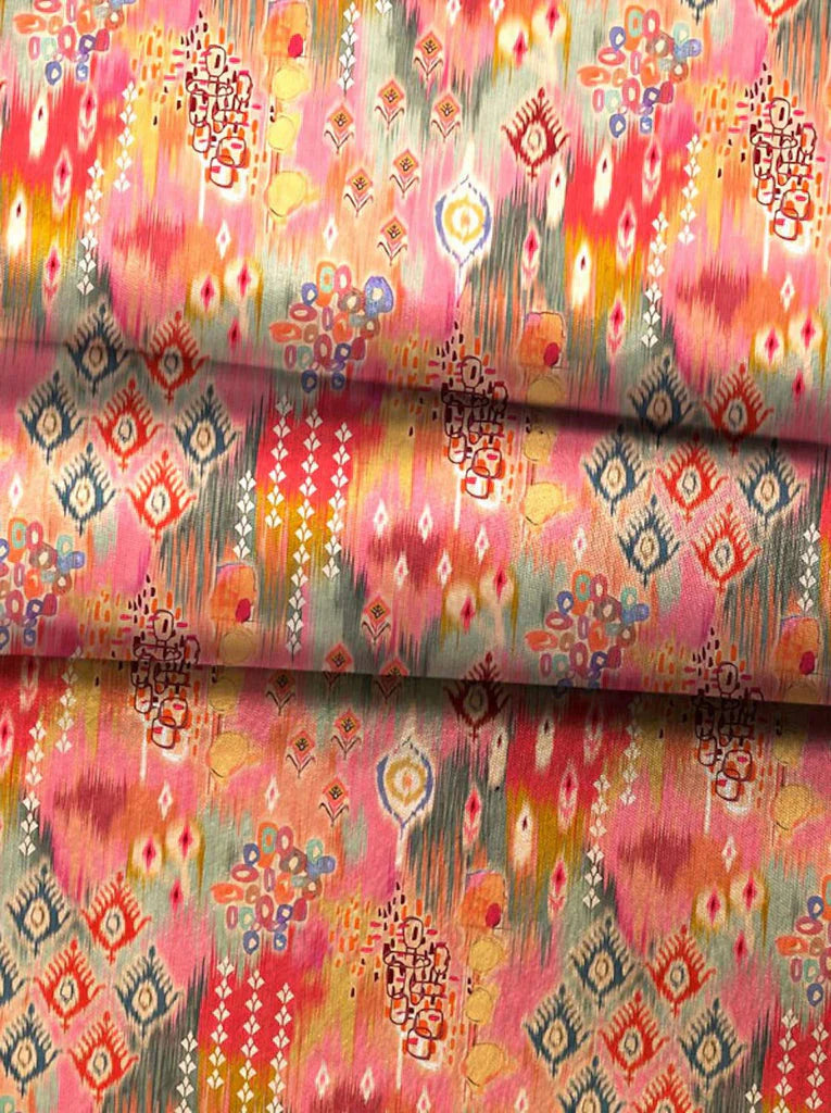 Tessa Floral Summer Top with Half Sleeves - Women's Elegant T-Shirt