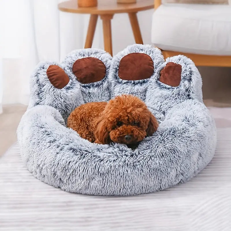 Bear Paws Donut Dog Bed