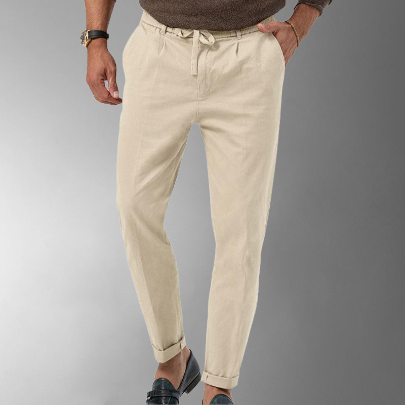 Sverre - Casual pants with adjustable waist