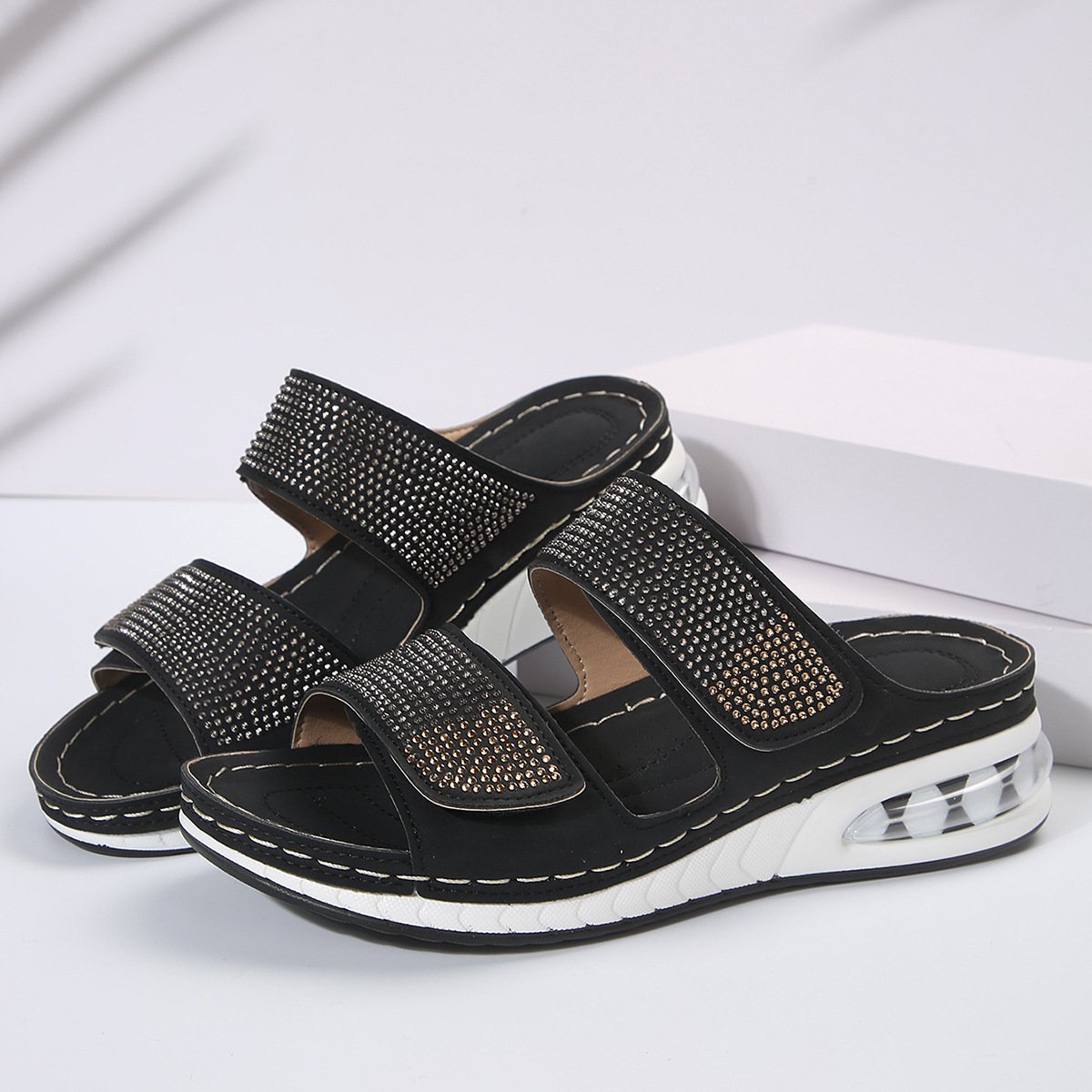 Niana - Air Cushion Wedge Sandals