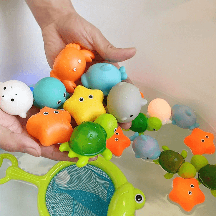 Splash & Play Buddies - Bath Toy Set